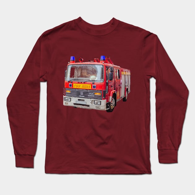 Prom Taxi Fire engine Long Sleeve T-Shirt by dalyndigaital2@gmail.com